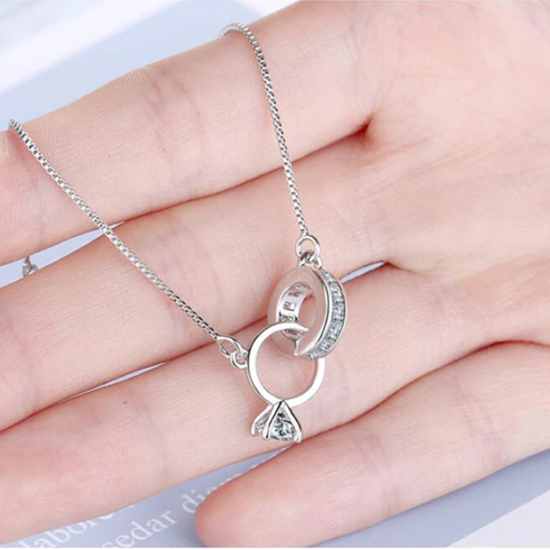 Heart Double Circle Geometric Charm Bracelets