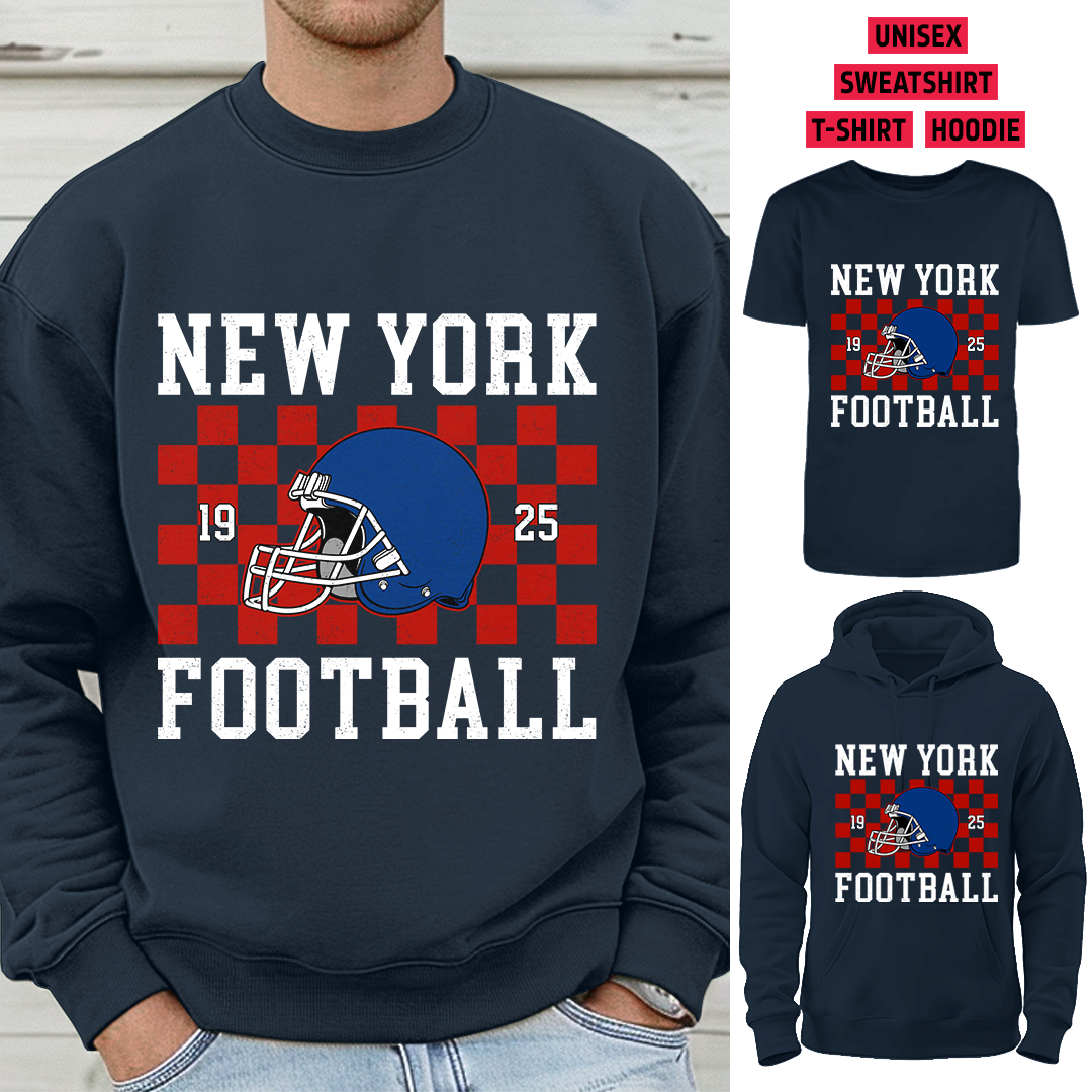 Vintage New York Football 1925 Helmet T-Shirt/Sweatshirt/Hoodie, Unisex T-Shirt/Sweatshirt/Hoodie