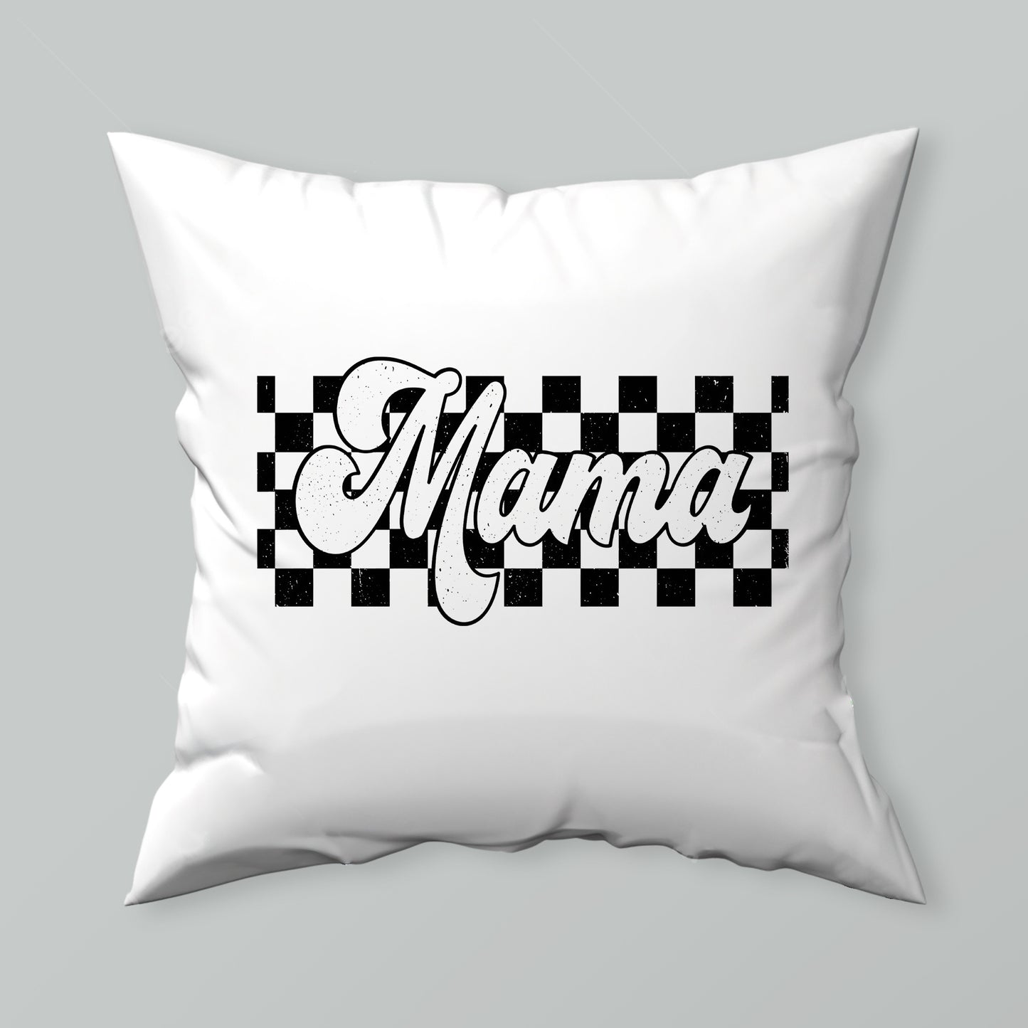 Mama retro checkered T-Shirt