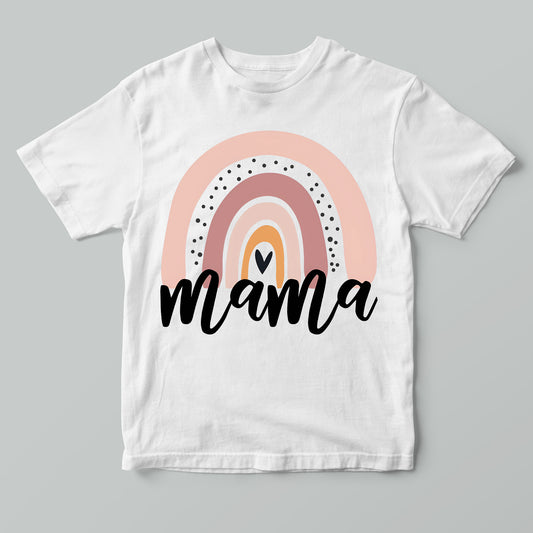 Boho Rainbow Mama T-Shirt